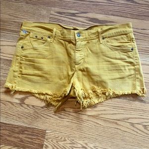 Citizens of Humanity raw hem jean shorts 32